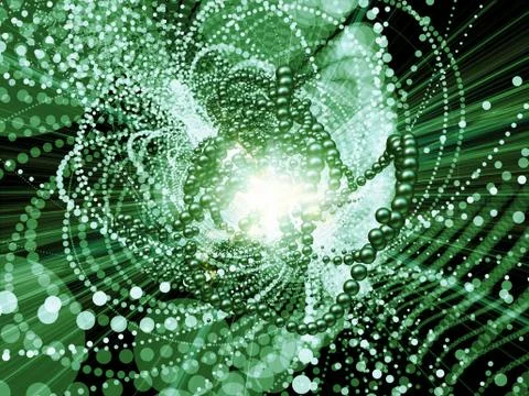 Accidental Wave Particle Stock Illustration