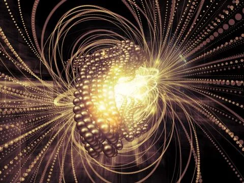 Accidental Wave Particle Stock Illustration
