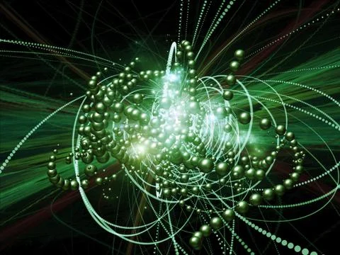 Accidental Wave Particle Stock Illustration