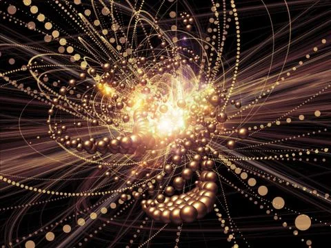 Accidental Wave Particle Stock Illustration