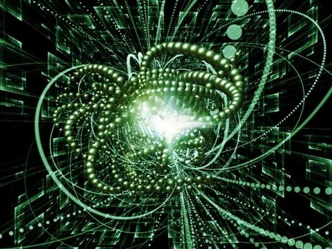 Accidental Wave Particle Stock Illustration