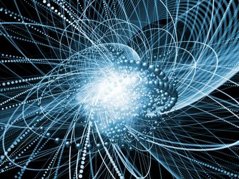 Accidental Wave Particle Stock Illustration