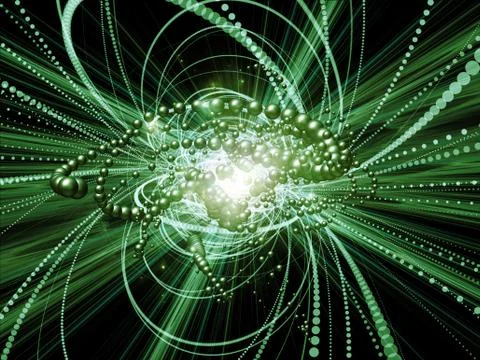 Accidental Wave Particle Stock Illustration