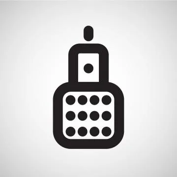 Accomodation icon, vector. Stock Illustration