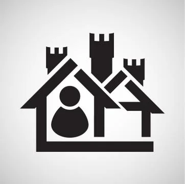 Accomodation icon, vector. Stock Illustration