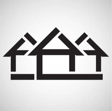 Accomodation icon, vector. Stock Illustration