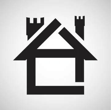 Accomodation icon, vector. Stock Illustration