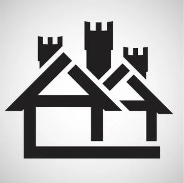 Accomodation icon, vector. Stock Illustration