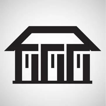 Accomodation icon, vector. Stock Illustration