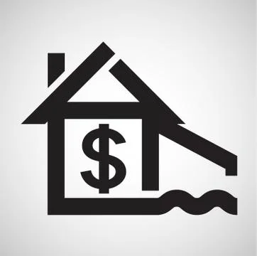 Accomodation icon, vector. Stock Illustration