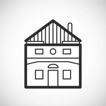Accomodation icon, vector illustration Stock Illustration