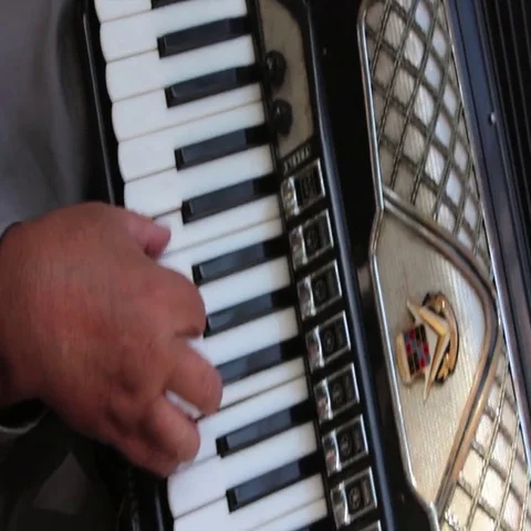 Accordion CU Stock Footage 69461452
