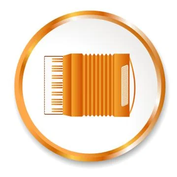 Accordion icon Stock Illustration