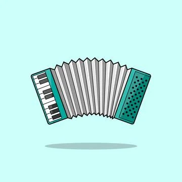 Accordion Stock Illustration
