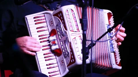 Accordion Player Video stock 55095361