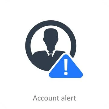 Account Alert Stock Illustration