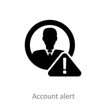 Account Alert Stock Illustration