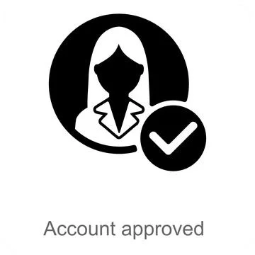 Account Approved Stock Illustration