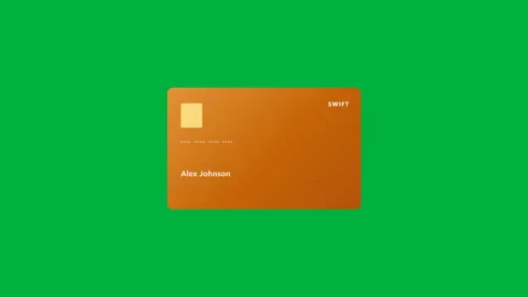 Account Card Stack Animation on Green Screen for Fintech and Banking Presen.. Stock-Footage 336947295