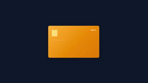 Account Cards Stack Animation for Fintech Banking App Interface Dark Backgrou Stock-Footage 336947581