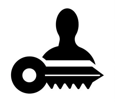 Account key Stock Illustration