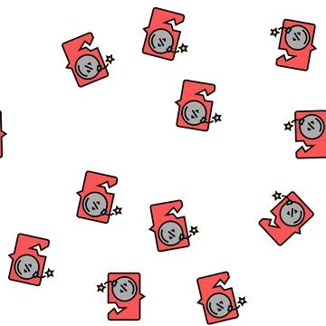 Account or program hacking vector seamless pattern Illustrazione stock