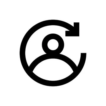 Account pixel perfect icon Stockillustratie