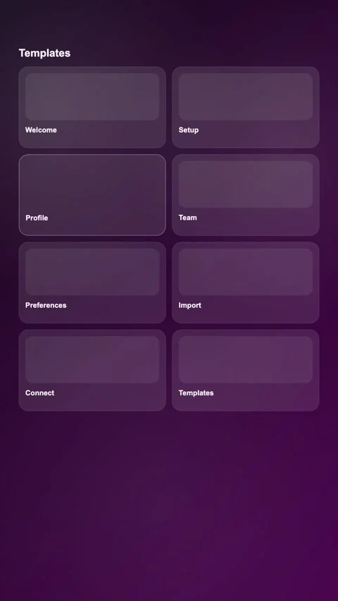 Account Setup Checklist Modern Gradient SaaS Interface Vertical Animation Stock Footage 345154753