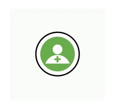 Account vector flat icon illustration Stock Illustration