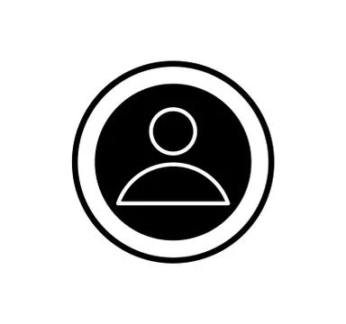 Account vector flat icon illustration Stock Illustration