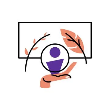 Account. Vector icon in bold line style Stock Illustration