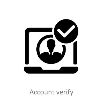 Account Verify Stock Illustration