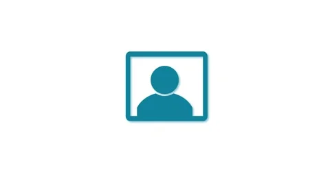 Account warning icon, simple design add concept animation. Stock Footage 259800407