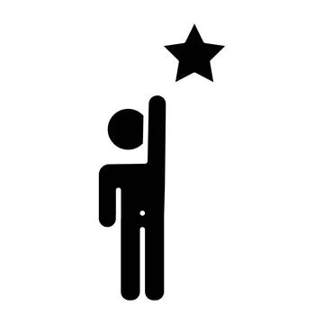 Accountability Glyph Icon Stock Illustration
