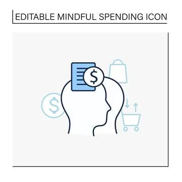 Accountability partner line icon Stock Illustration