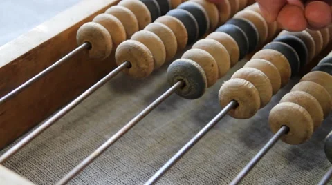 Accountant with abacus Stock Footage 60767219