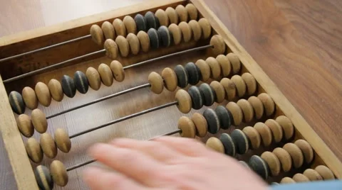 Accountant with abacus Stock Footage 60767510