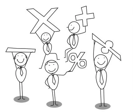 Accountant concept vector Stock Illustration