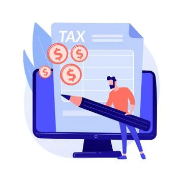 Accountant expertise vector concept metaphor Stock Illustration