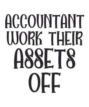 Accountant Work Their Assets Off Stock Illustration