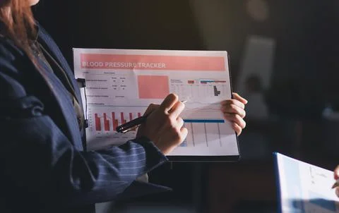 Accountants processing financial documents and taxes, managing corporate fi.. Stock Photos