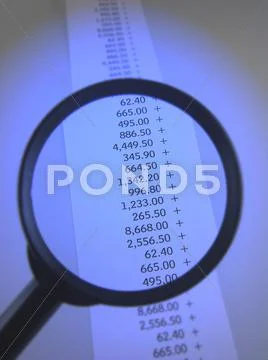 Accounting arm balance banrupt budget bust Stock Photos
