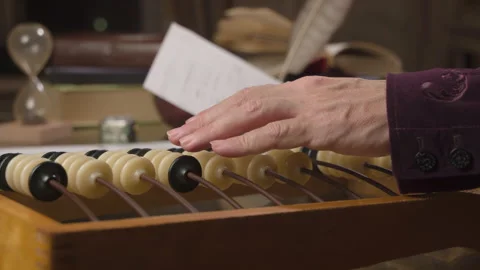 Accounting Count Manually 4K Stock Footage 130812360