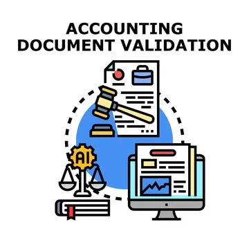 Accounting document validation process using artificial intelligence for audi 库存插图