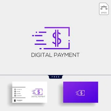Accounting, finance creative logo template vector isolated Illustrazione stock