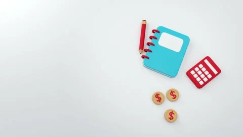 Accounting Set Stock Footage 243465501