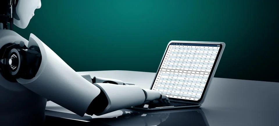 Accounting software on computer screen showing financial statement snugly Illustrazione stock