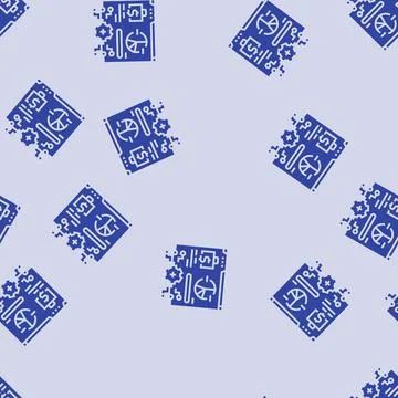 Accounting software glyph seamless pattern Ilustración de archivo