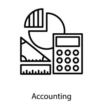 Accounting Tool Vector Stock Illustration