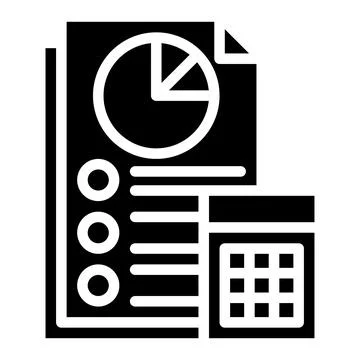 Accounting Vector Icon Design Illustration Stock Illustration